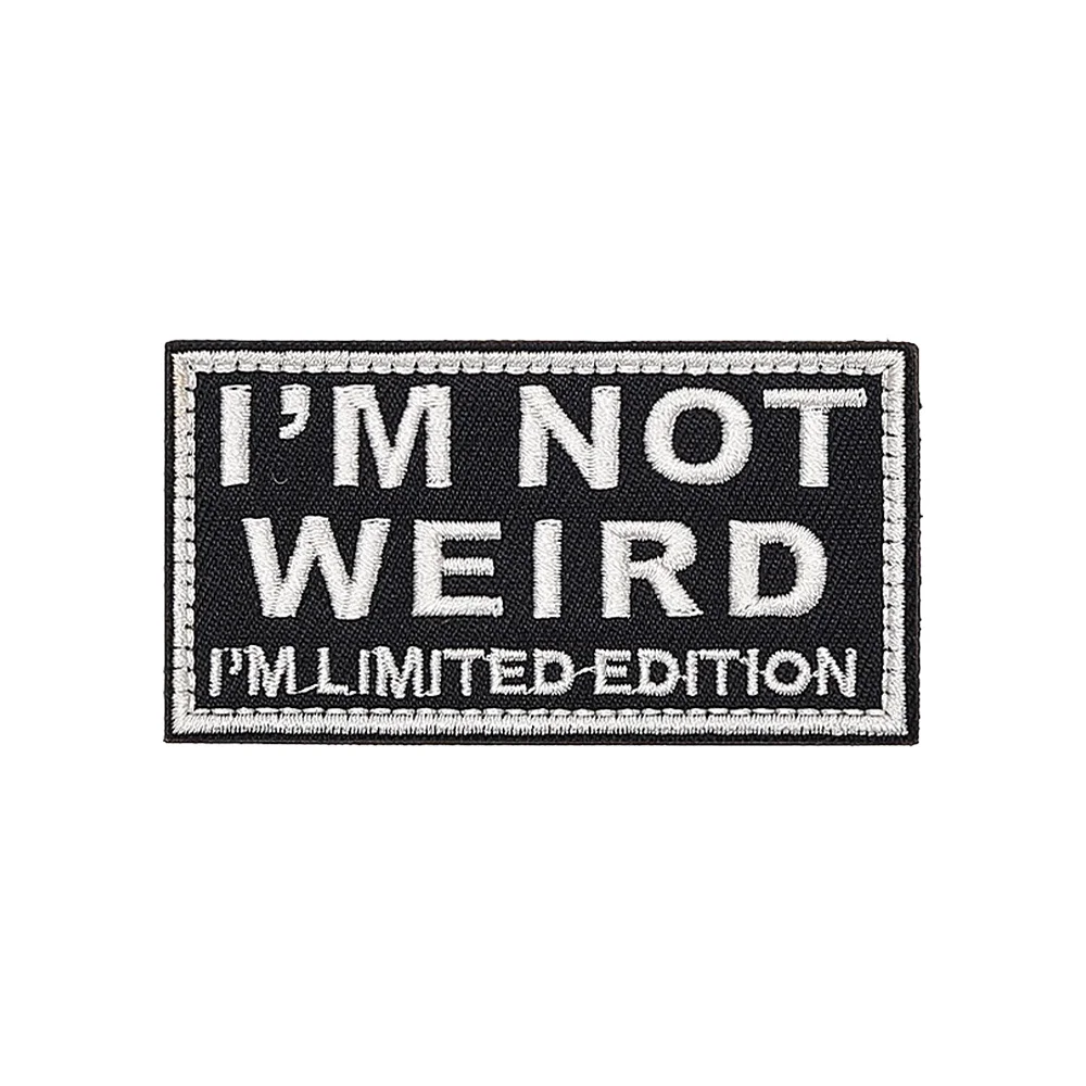 LIMITED EDITION Tactical Meme Fun Humorous Morale  Patch Sticker Badge Hook Loop Fastener for DIY Cap Backpack Jeans