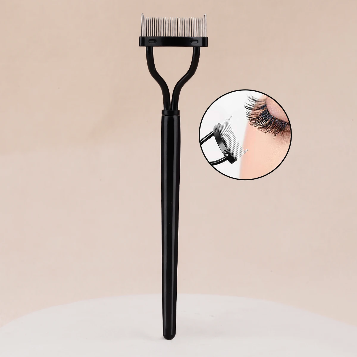 1/3 pcsPortable Eyelash Brush Comb  Eye Lash Stainless Steel Eyelash Combing Tools Eyelash Curler Makeup Lash Separator