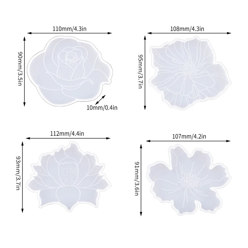 

Tray Molds Resin Molds Silicone Resin Tray Molds Epoxy Resin Casting Molds For Casting Home Decoration