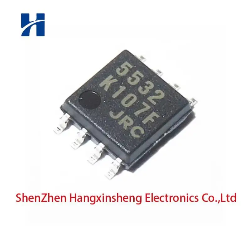 10PCS/LOT JRC5532 NJM5532M Low noise dual operational amplifier wide body mount DMP-8 brand new original