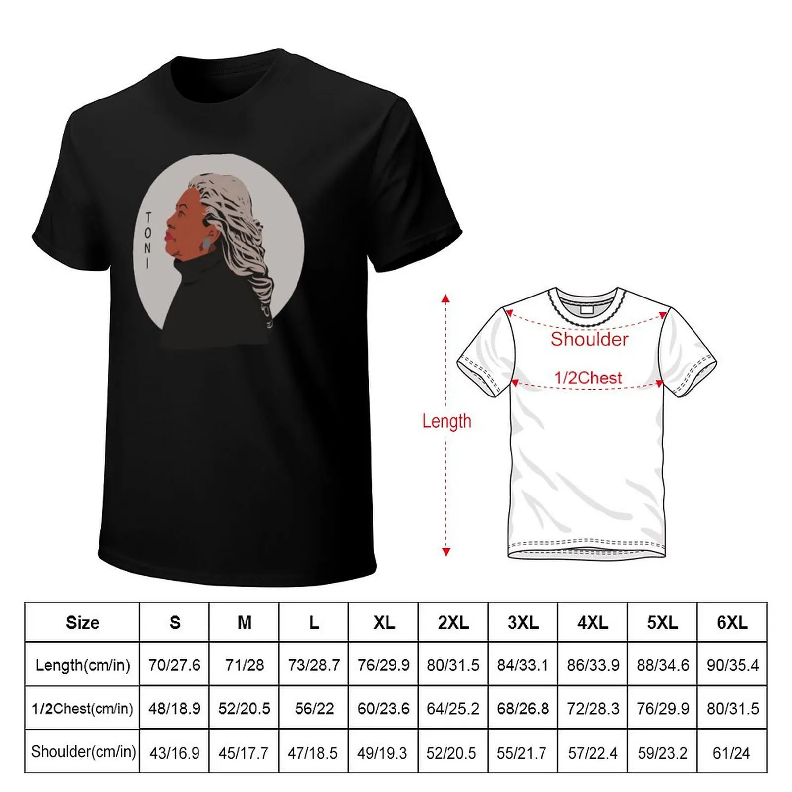Toni Morrison art, print, poster, Gifts for readers, writers, Nobel, feminism, African American T-Shirt