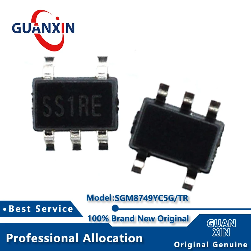 

100% New SGM8749YC5G/TR SGM8749YC5G SC-70-5 Marking SS1** SGM8749