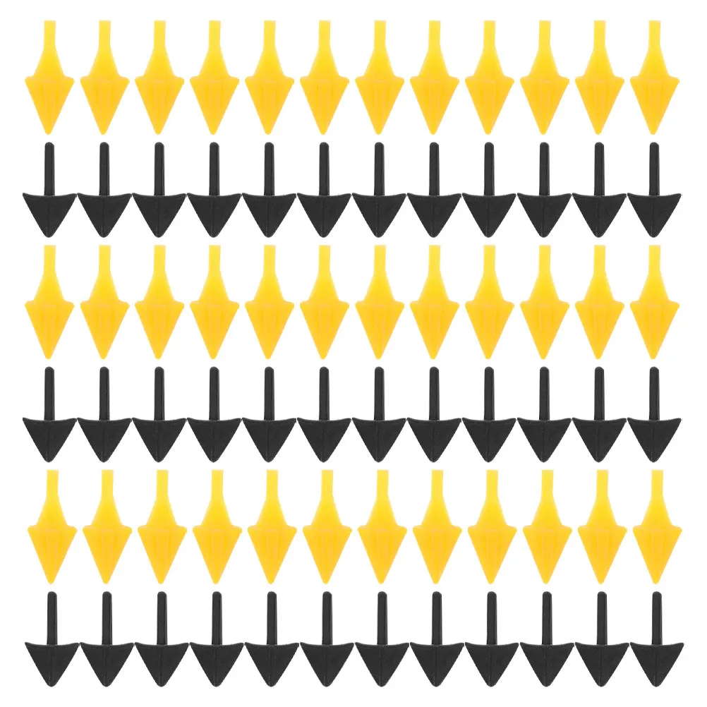 

120Pcs Lightweight Bird Beak Inserts 7x15mm Plastic Animal Mouth Decor for Crafting Costume Props Puppet Making Classroom Use