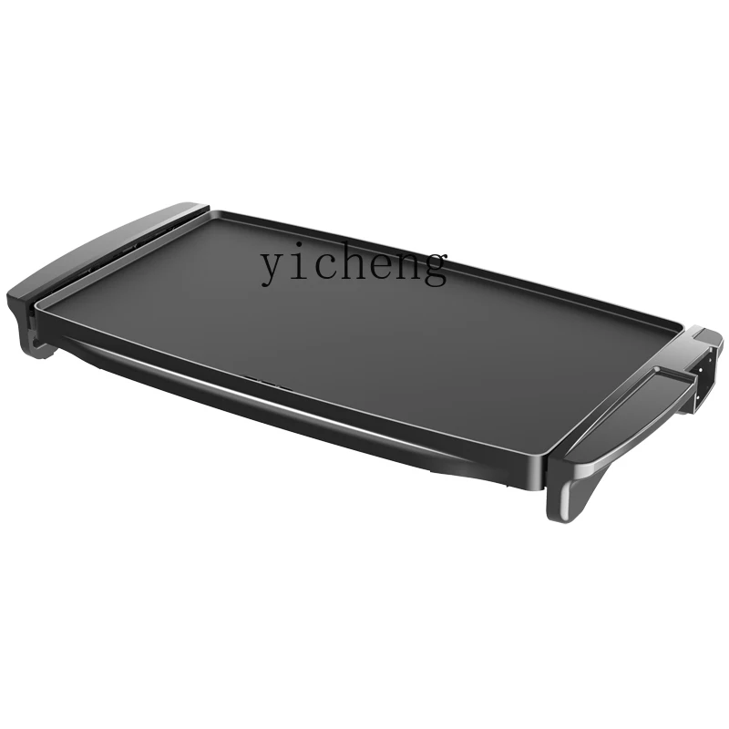 Tqh Electric Oven Smoke-Free Electric Baking Pan Household Barbecue Oven Korean Non-Stick Meat Roasting Pan Barbecue Plate