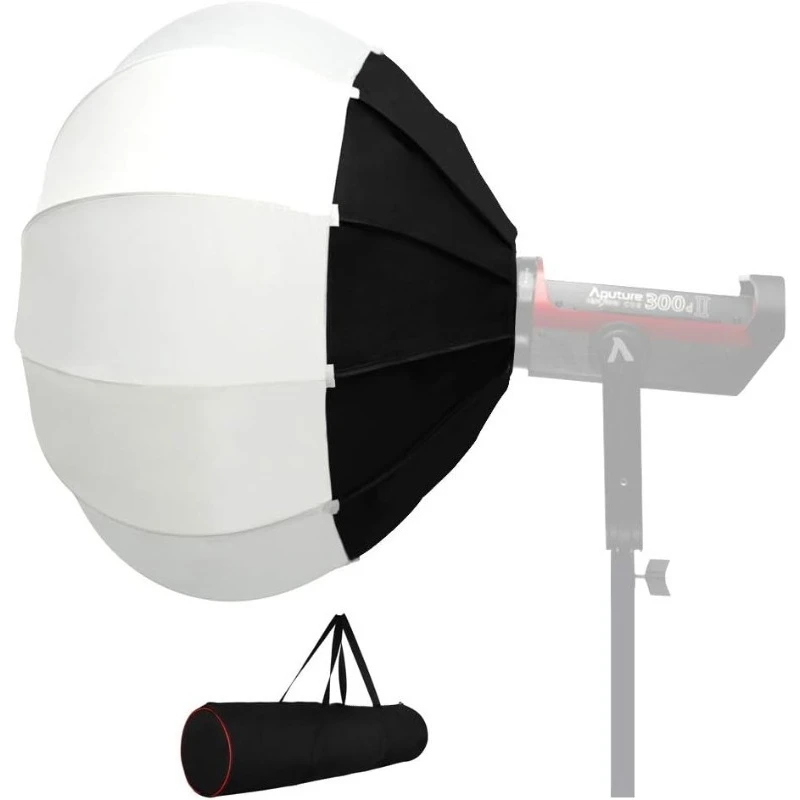 

home.Lantern Softbox Soft Light Modifier,26inch, Quick-Setup Quick-Folding Aputure Space Light Upgraded for 300D Mark II