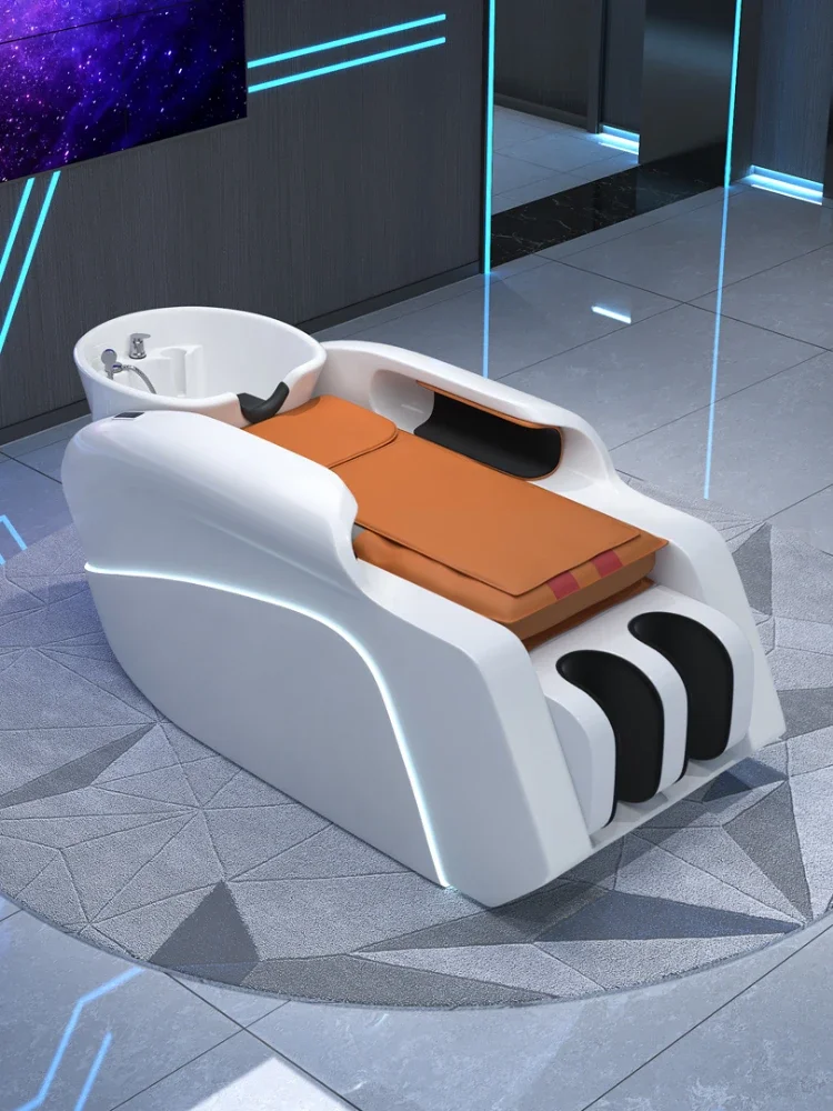 

Full-automatic massage washing bed electric intelligent ceramic basin washing bed