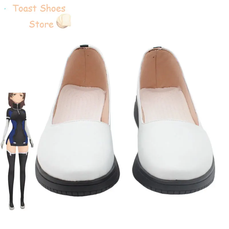 

Akino Onaga Cosplay Shoes Game Alice Gear Aegis Cosplay Props PU Leather Shoes Halloween Carnival Boots Costume Prop