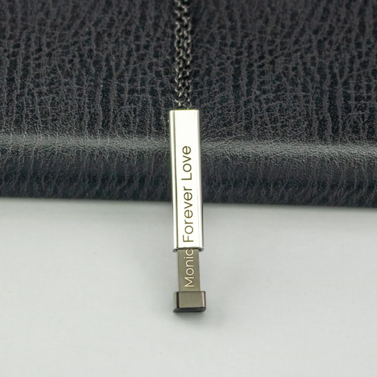 Verborgen bericht ketting, 3D geheime bericht ketting, gepersonaliseerde verjaardag, verjaardagscadeau-ideeën voor vrouwen, gepersonaliseerde naam