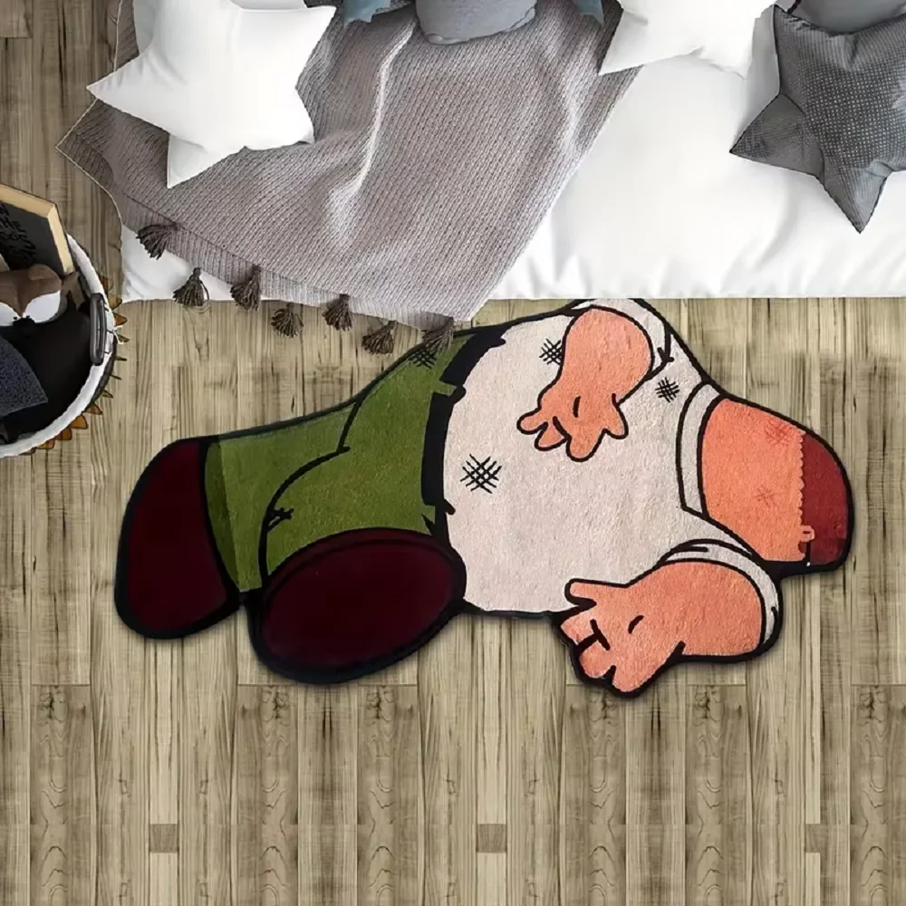 VIKAMA Anime-Charakter-Teppich, weich, rutschfest, für Schlafzimmer und Arbeitszimmer, Eingangsmatte, unverzichtbarer Teppich für Anime-Enthusiasten, Heimdekoration – Detail 8