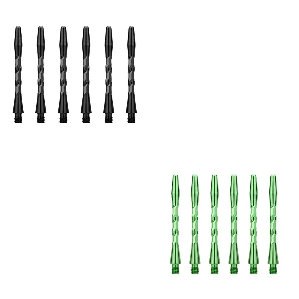 

Set of 6 Textured Finish Shafts Aluminum Stems for Increased Accuracy and Game Experience Unique Pattern