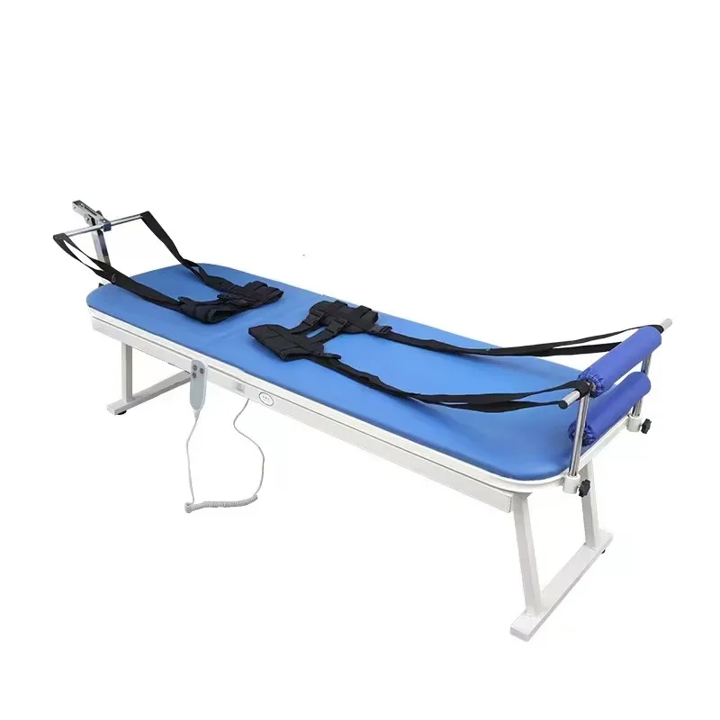 High quality electric adjustable lumbar traction bed spinal massager