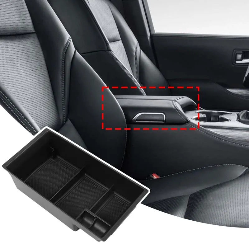 

For Toyota Land Cruiser LC200 J200 J300 LC300 2008-2024 Car Organizer Tray Interior Center Console Storage Armrest Box Holder