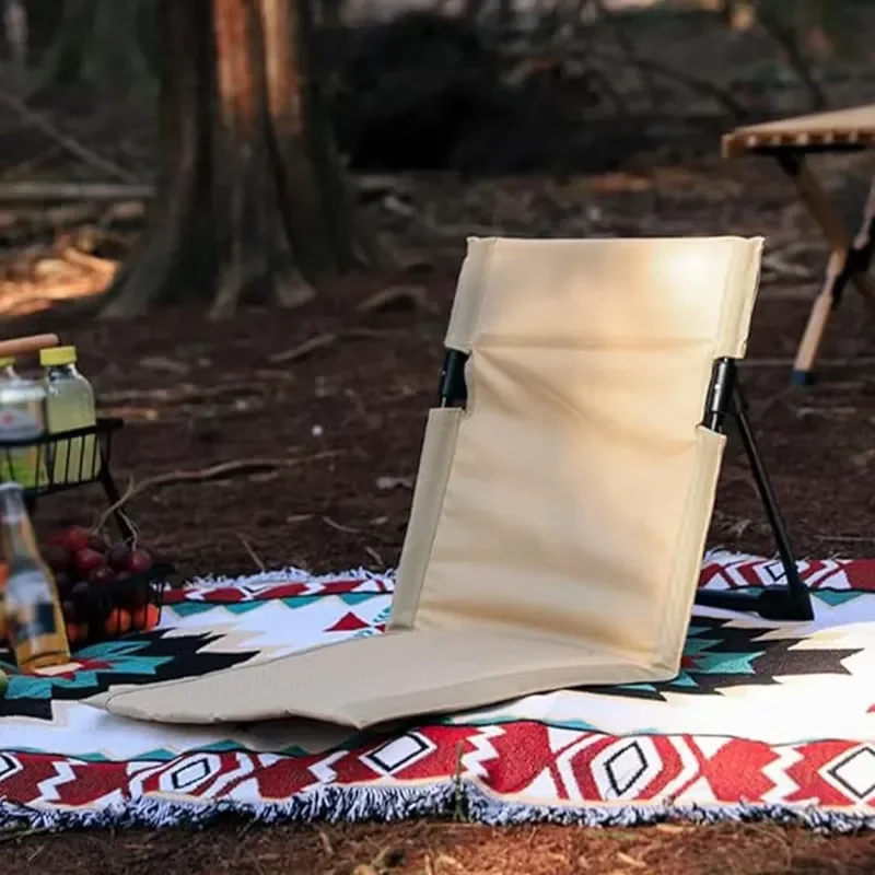 for Outdoor Custom Beach Chair Collapsible Balcony Chair Portable Folding Camping Mat Chair