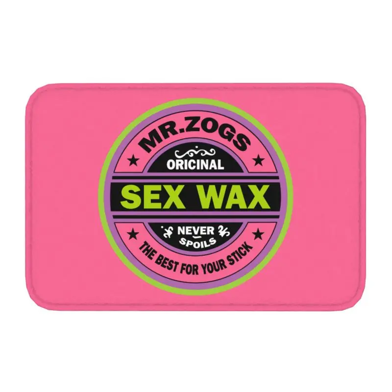 Mr Zogs Surfing Sex Wax Front Door Floor Entrance Mats Indoor Kitchen Bathroom Doormat Bedroom Carpet Rug