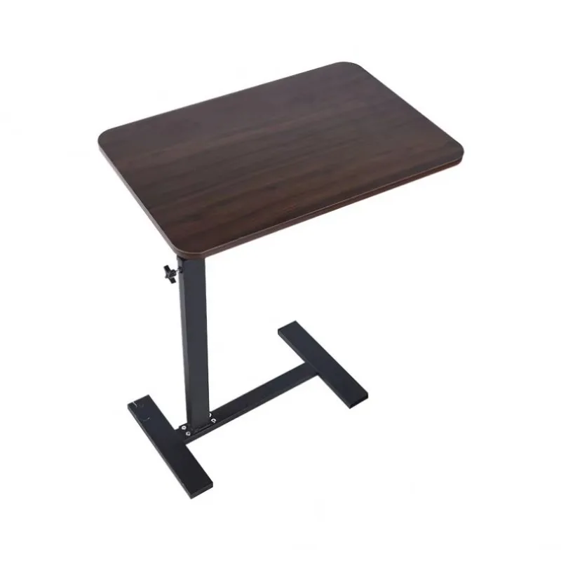 طاولة بجانب السرير قابلة للطي بارتفاع قابل للتعديل وطاولة كمبيوتر محمول مع عجلات #3