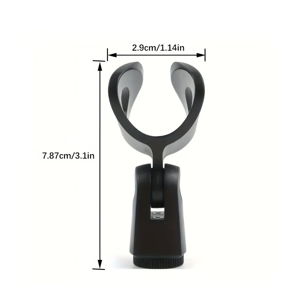4pcs Microphone Clip Adjustable Mic Holder Clamp For Desktop Floor Standing Microphones Stand