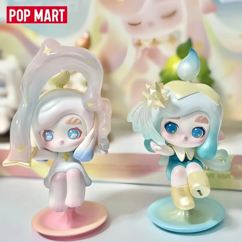 

Hot Authentic Popmart Chaka Chasing Light Elf Collectible Figure Cute Toy Blind Box Creative Display Piece Trendy Plaything Gift
