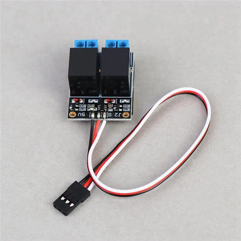 T24C PWM J2 Relay Switch 2 In 1 Remote Control Electronic On-Off Module For RC Model Airplane Drone Receiver DIY Parts Light