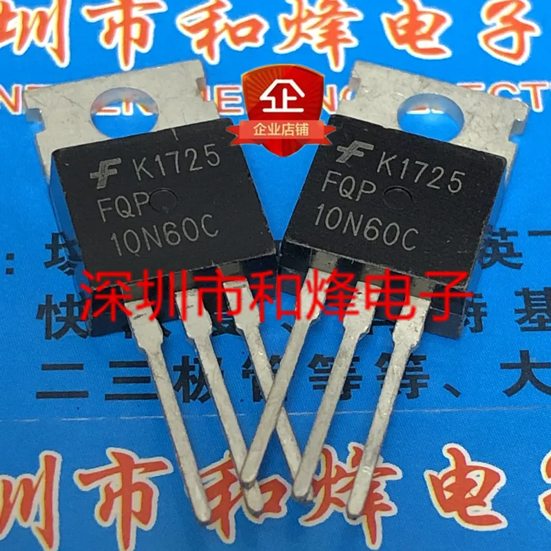 

Original 6PCS/lot FQP10N60C TO-220 600V 10A
