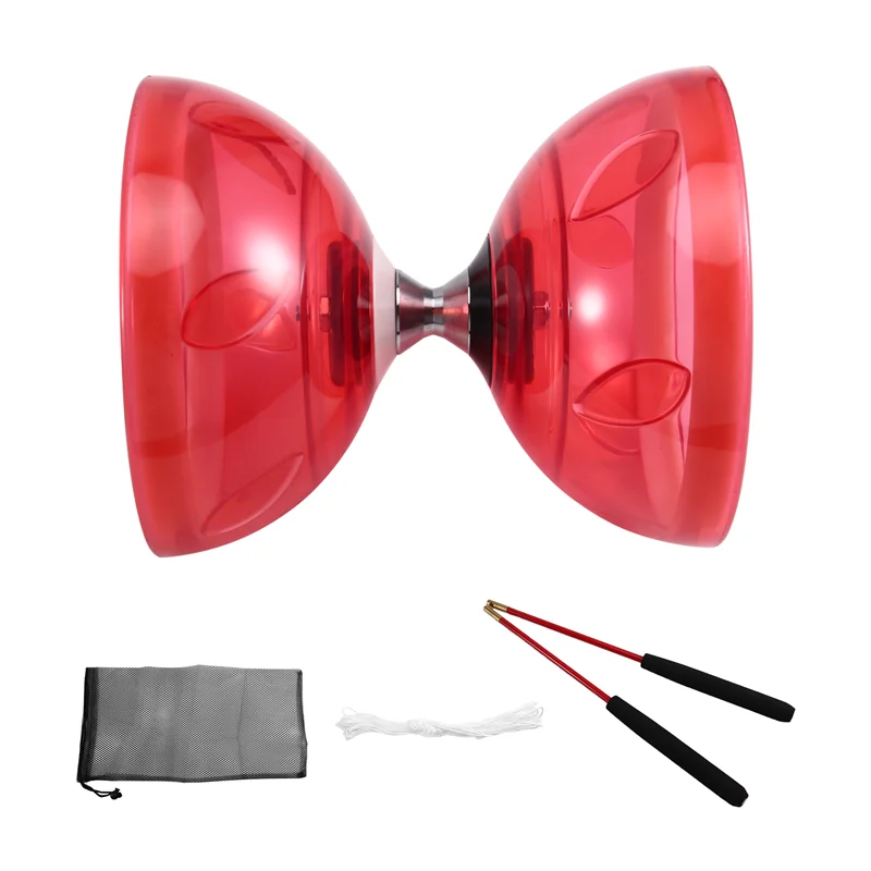 Highly Recommended Three-Bearing Double-Head For Diabolo Outdoor Fitness For Elderly Children Yo-Yo Play