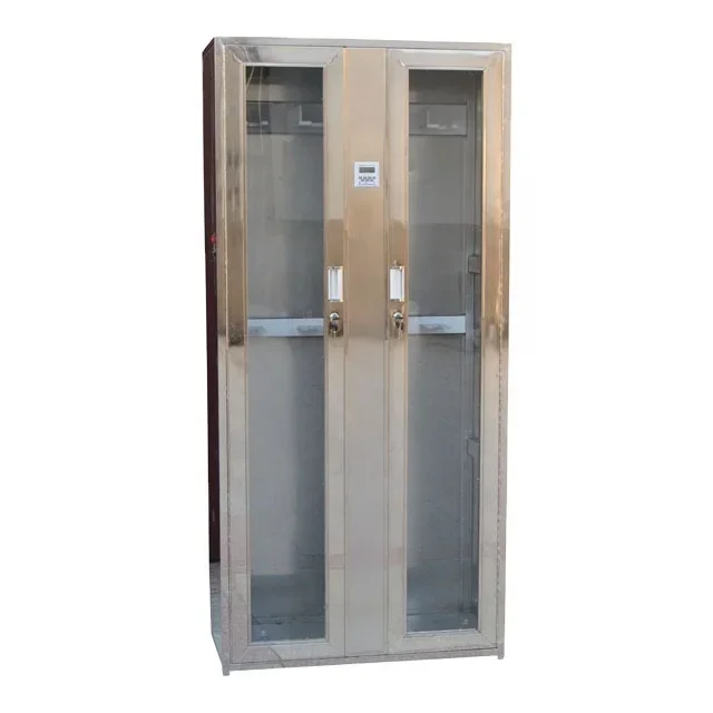 High quality double door large capacity 304 stainless steel endoscope disinfection storage cabinet with optional circulating air