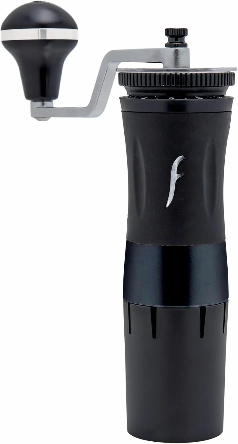 

Manual Coffee Grinder with Steel Burrs for All Brewing Methods, Portable and Adjustable