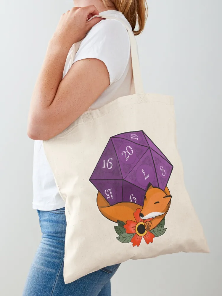 D20 Fox Tote Bag Wo… - image