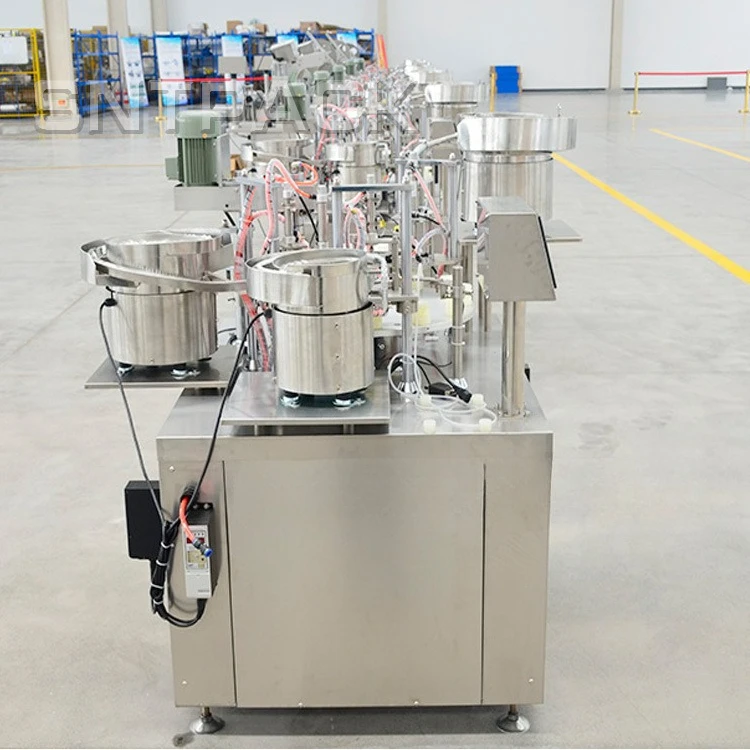 Liquid filling machine Automatic rotary filling and capping machine Peanut blending oil Liquid production line Manufacturer proc