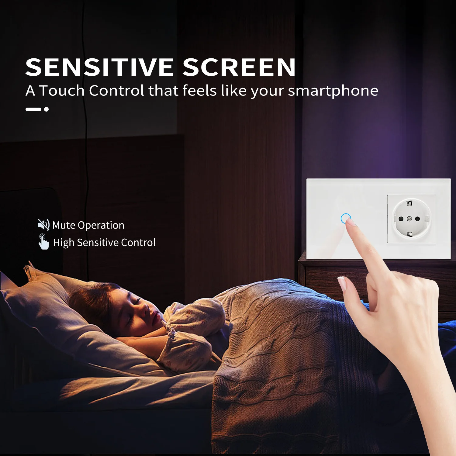 

Трансграничный европейский стандарт 156, сенсорный выключатель, розетка из закаленного стекла, круглая коробка, настенный выключатель, оптовая продажа