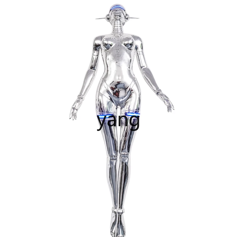 

Yjq Floor-Standing Decorations Decoration Empty Mountain Base Sculpture Mechanical Cyberpunk Technology Sense Bar