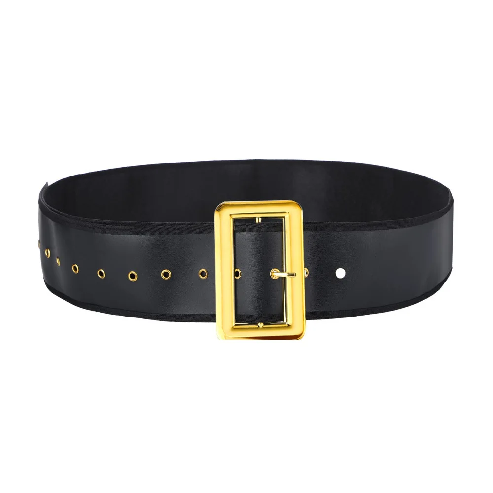 Grote Extra Brede Kerstman Riem Goud Kerst Accessoires Extra Brede Kerstman Riem