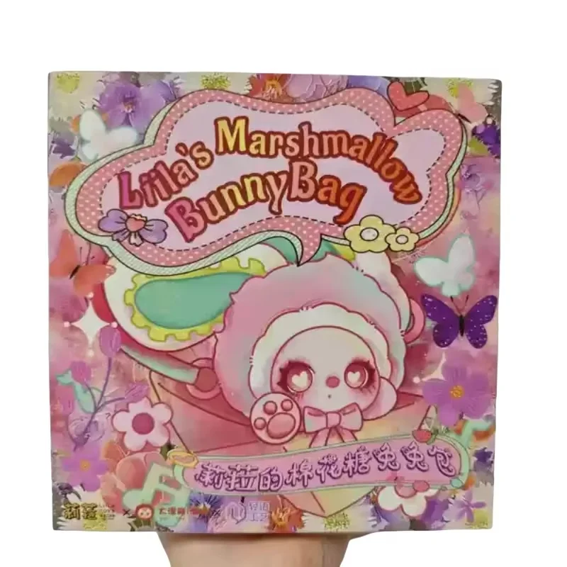

New Genuine Liila'S Marshmallow Bunny Bag Series Blind Box Baby Three Soft Vinyl Cute Doll Figure Mystery Box Collection Gifts