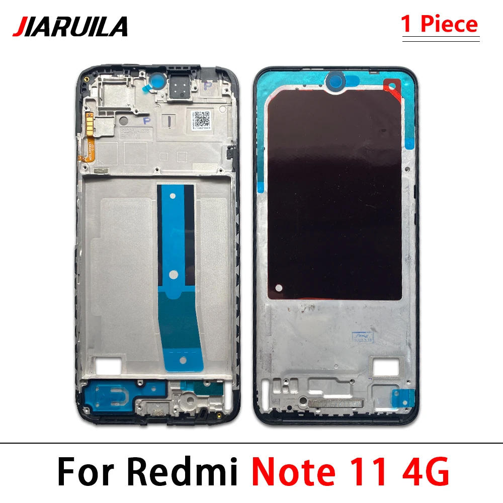 New Front Housing LCD Frame Screen Bezel Holder For Xiaomi Redmi Note 10 10s 11 11s 11E 12 12s 13 Pro Plus 4G 5G