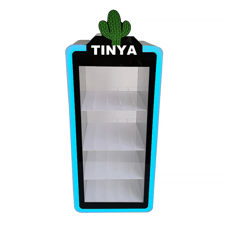 custom.Custom Acrylic Smoke Display Stand Shelf With LED