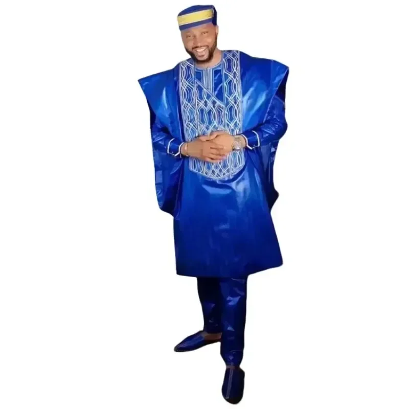vetements-africains-elegants-pour-hommes-broderie-traditionnelle-tenue-de-mariage-soiree-ensemble-dashiki-africain-3-pieces-assorti