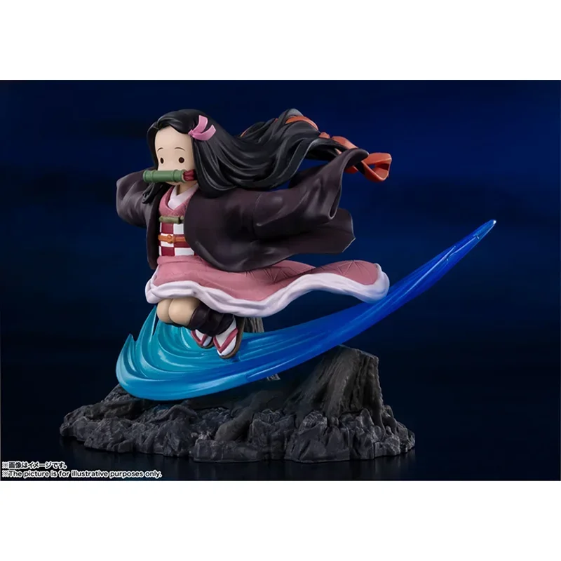 Bandai Original Demon Slayer Figurka anime FiguartsZERO Kamado Nezuko Figurka akcji Zabawki dla dzieci Prezent Kolekcjonerskie lalki modelarskie