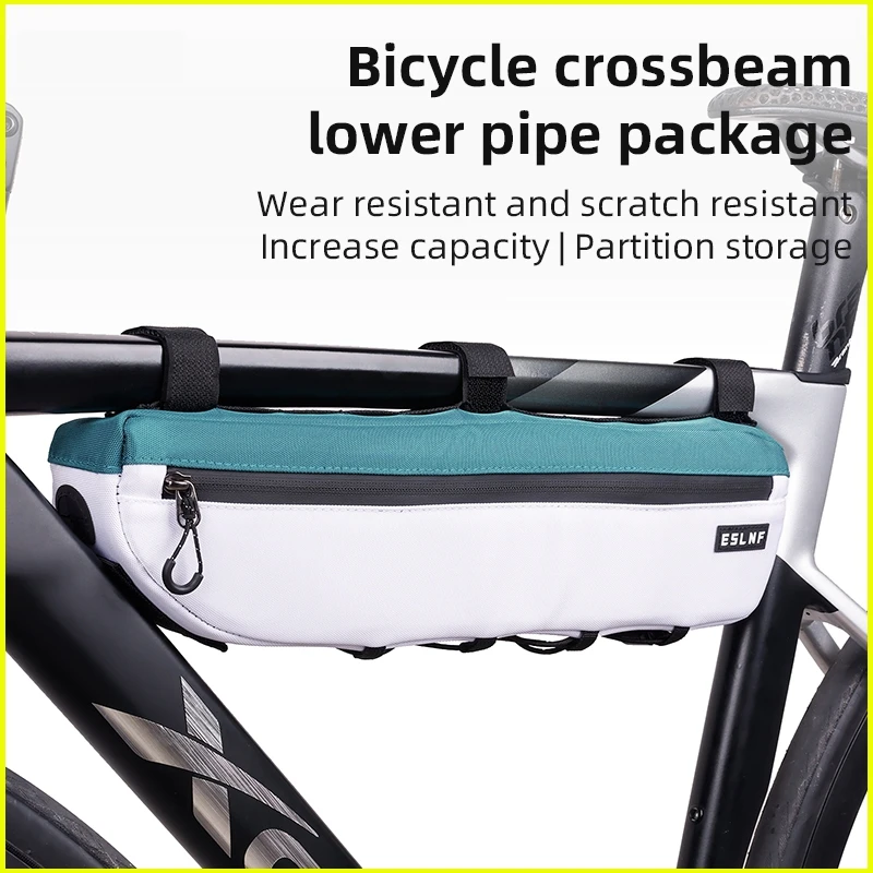 

Сумка для дорожного велосипеда, сумка для передней балки, сумка для езды на горном велосипеде, сумка для хранения большой емкости, снаряжение для верховой езды