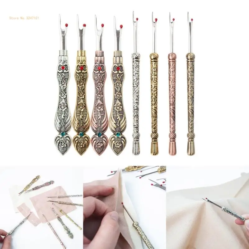 Vintage Seam Sewing Tool Thread Remover Sewing Crafting Embroidery Handy-Stitches Thread Unpicker Sewing Dropship