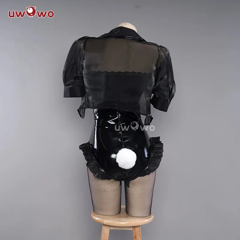 

CyIN STOCK UWOWO Nierr: Automataa 2B Bunny Suit Cosplay YoRHaa No. 2 Type B Cosplay Coat with Bodysuit Halloween Costumes Costum