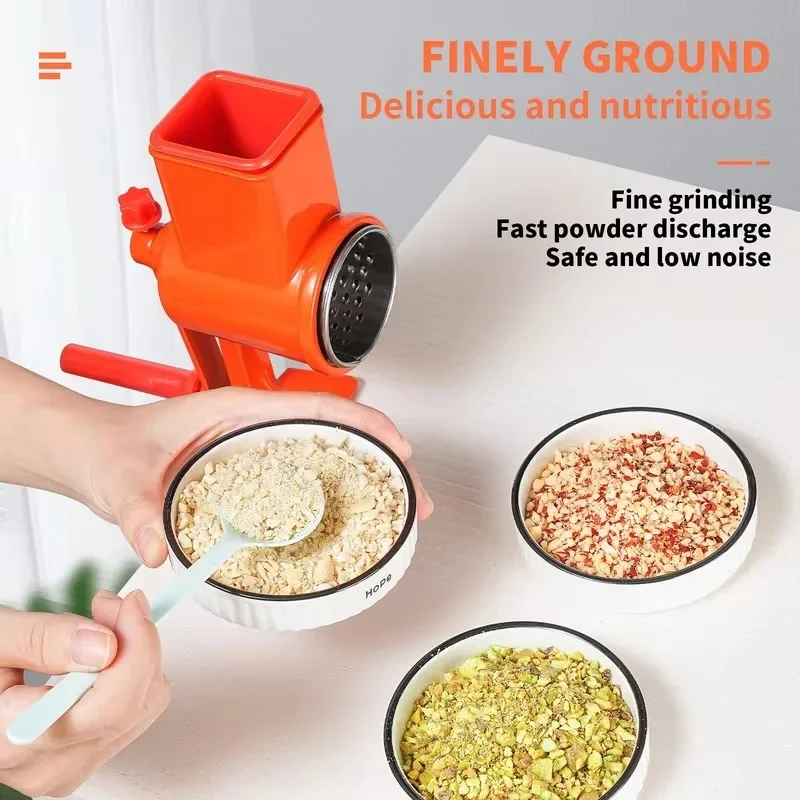 Manual Nut Grinder, Walnut and Peanut Crusher, Hand-Cranked Dried Fruit Machine, Small Food Agitator, Handy Kitchen Gadget