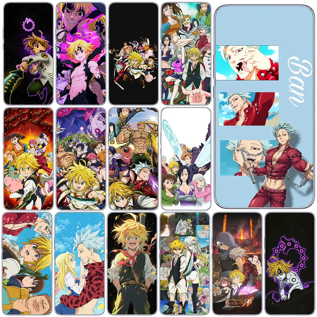 Cartoon Seven Deadly Sins Meliodas Phone Cover Case for Motorola Moto G13 G14 G53 G54 G62 G72 G82 G84 E13 E20 G42 G32 G23 G22