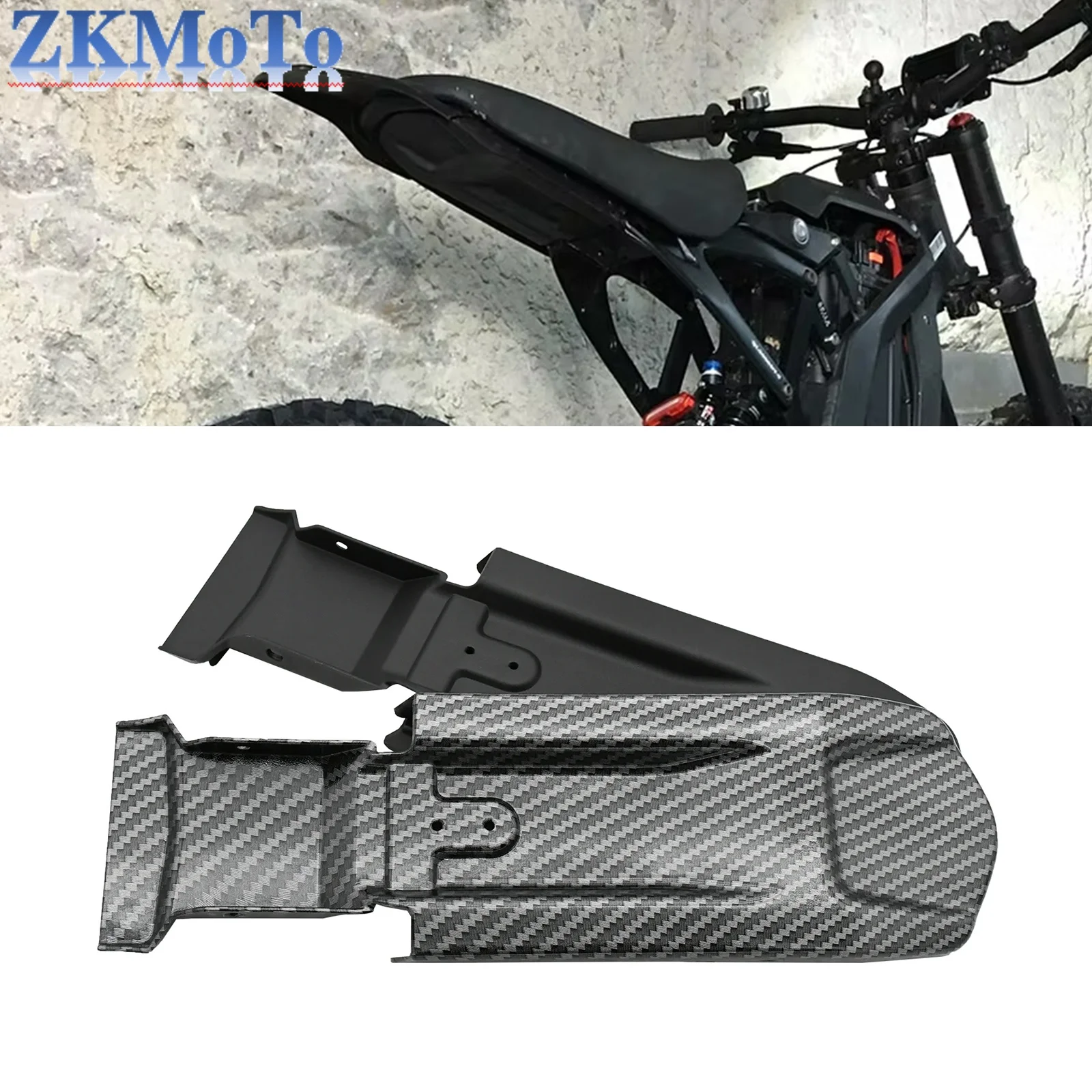 Elektryczny Motocykl Rower Błotnik Tylny Wewnętrzna Płyta Pod Siedzeniem Osłona Pod Sur-Ron Surron Light Bee X & S Dla Segway X160 X260