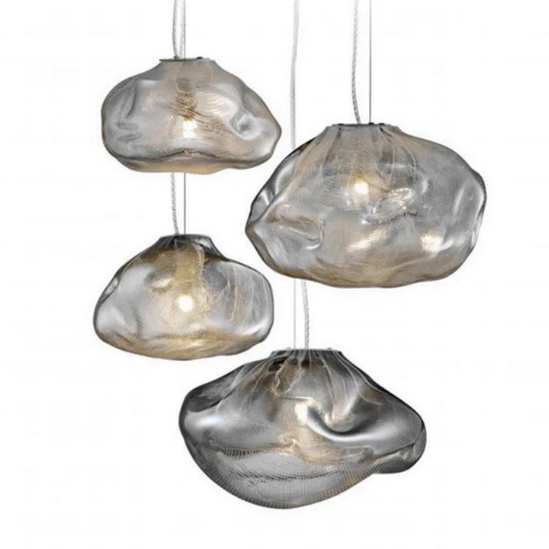 

Simple creative stone design, glass living room bar decorative chandelier