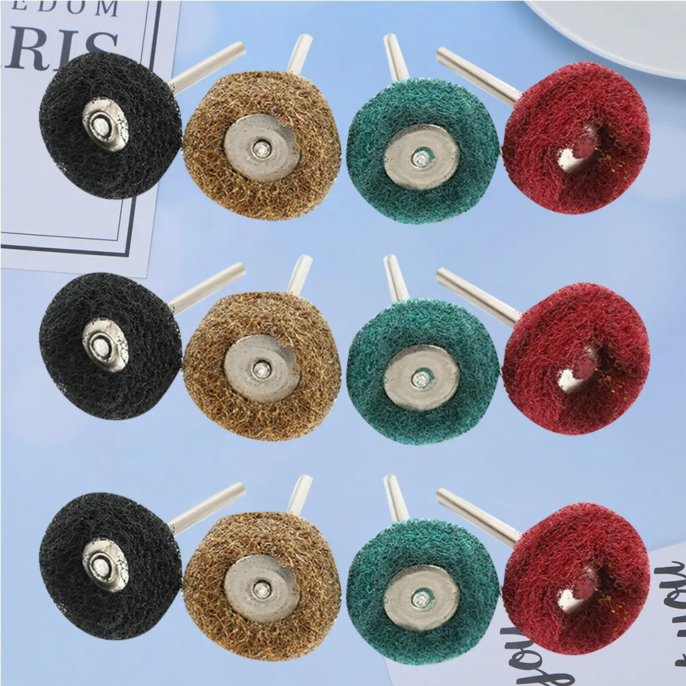 80pcs Buffing Wheel Set Nylon Polishing Wheels For Drill Rotary Tool Metal Polishing Abrasive Grinding Wheel Kit Rust Removal view 5