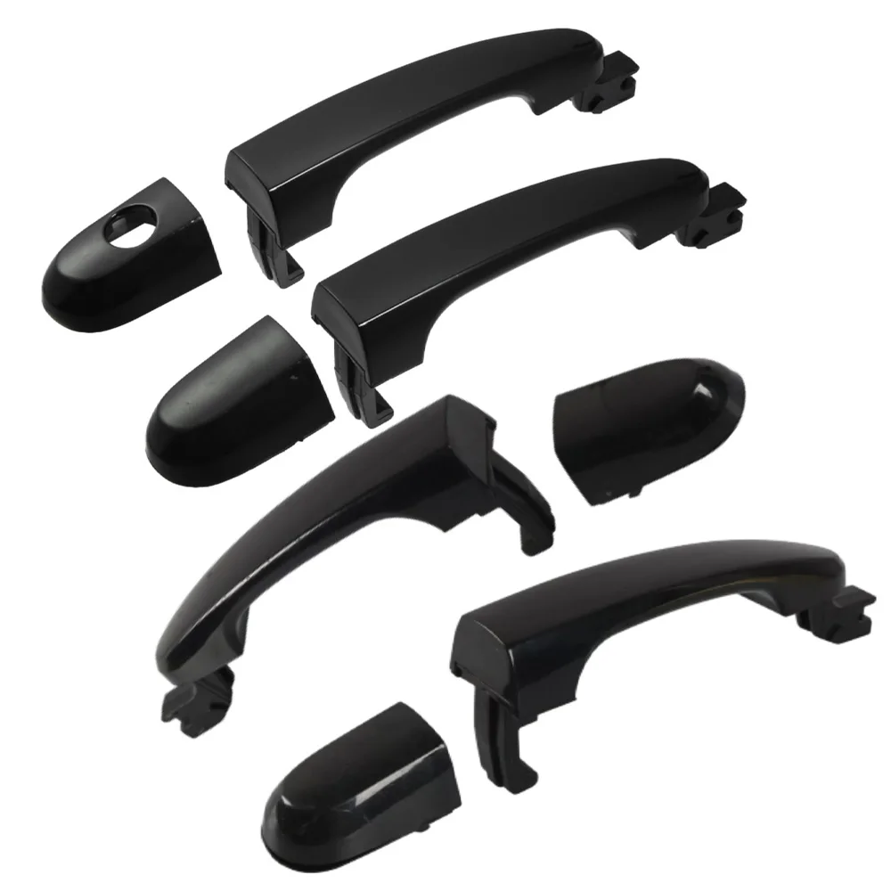 Car Exterior Door Handle Front Left/Right Side Black for Kia Sportage 2005 2006 2007 2008 2009 2010 82651-1F010 82661-1F010