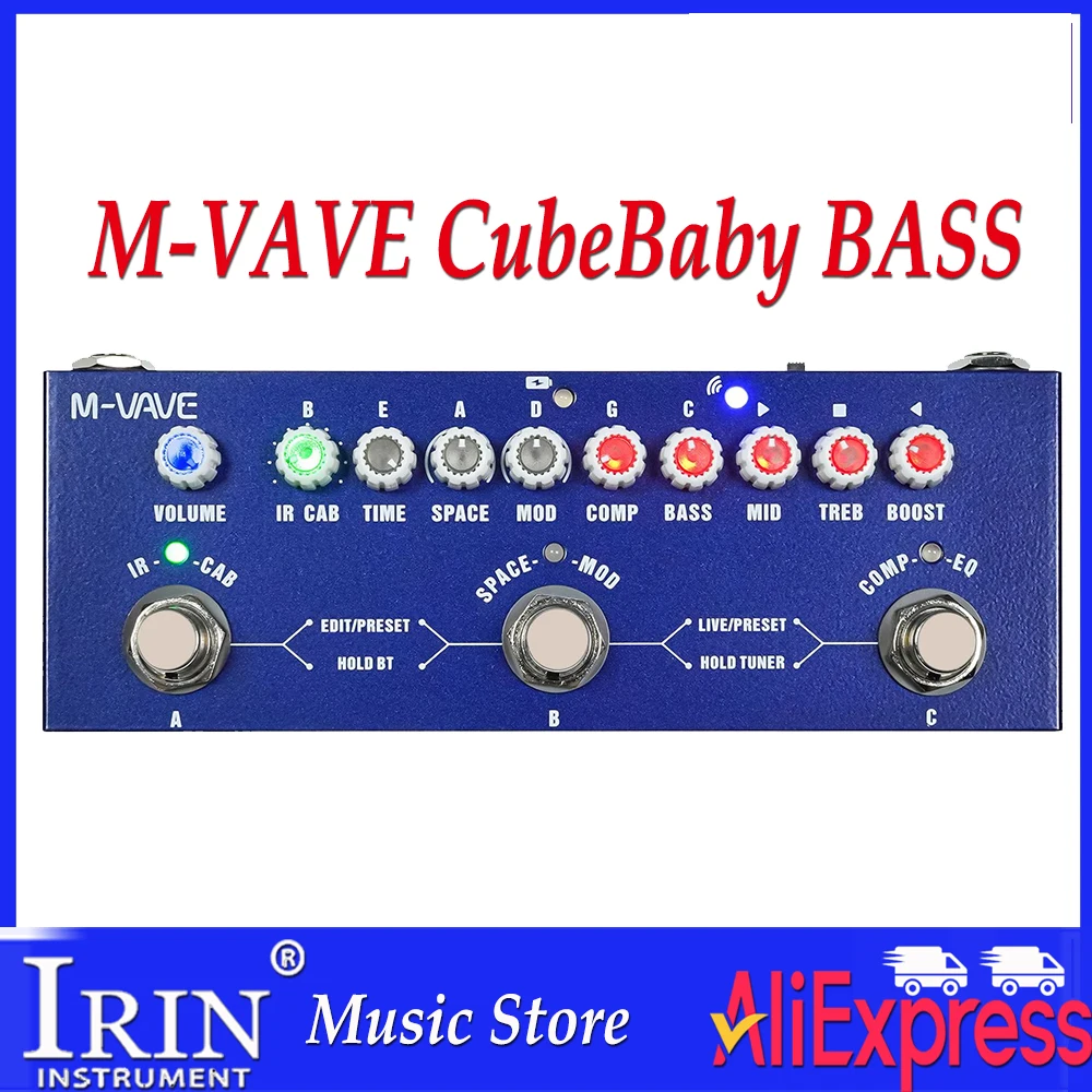 m-vave-cube-baby-bass-guitar-effect-pedal-24h-rechargeable-battery-8-ir-cabinets-daw-remote-control-pedal