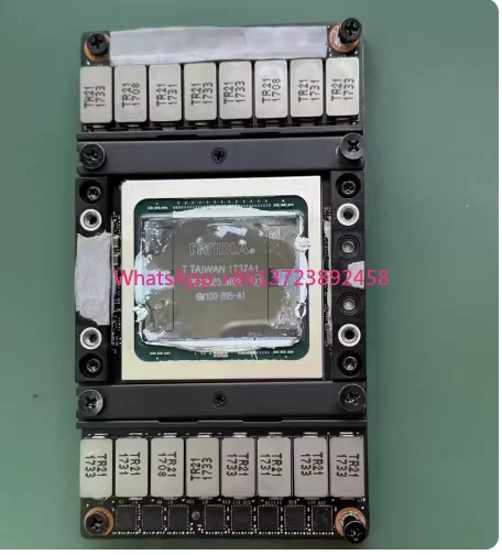 Carte graphique pour serveur de deep learning Tesla V100 SXM2 GPU 16G 32G, 95 % neuve
