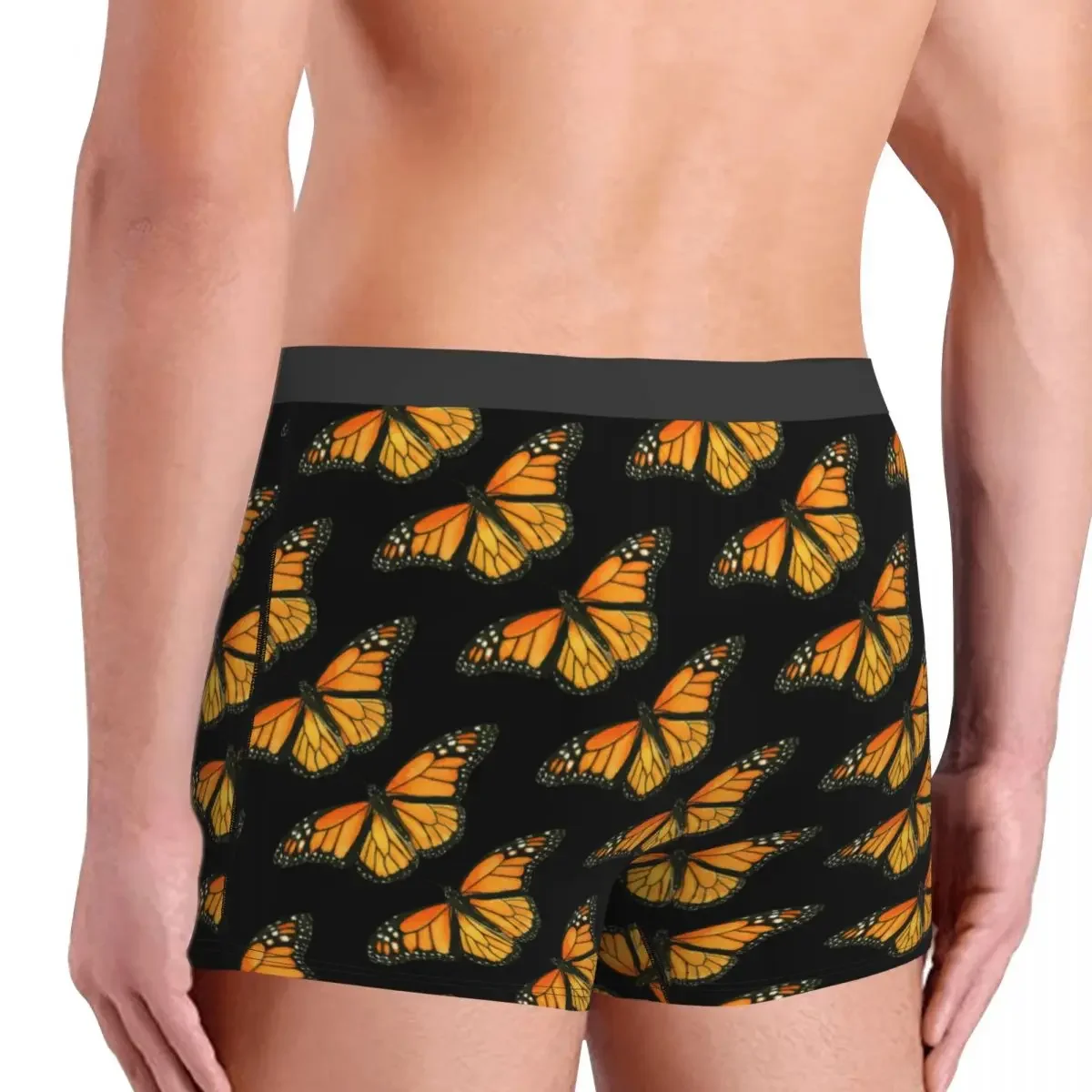 Monarch Underpants Breathbale Panties Male Underwear Print Shorts Boxer Briefs