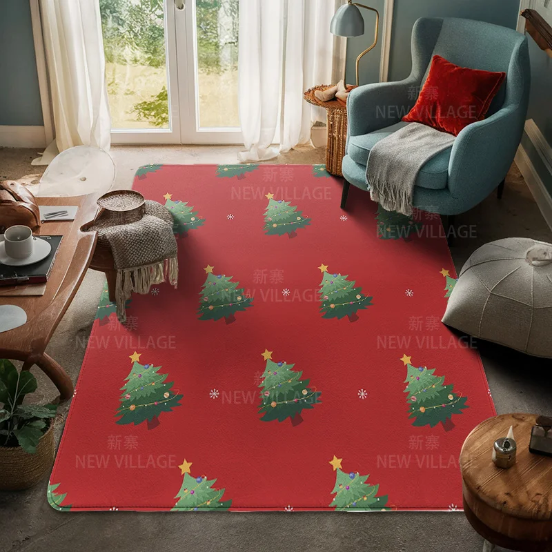 House entrance carpet Home door mat Living Room Bath Foot bathroom non-slip water absorption rugs bath Merry Christmas winter