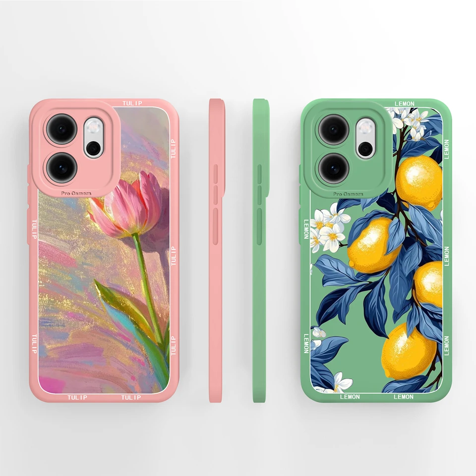 Case For OPPO Reno 14F Oil Painting Moon Anti-Fingerprint Dustproof Protective Creative Protector For OPPO Reno14 F reno14f Capa